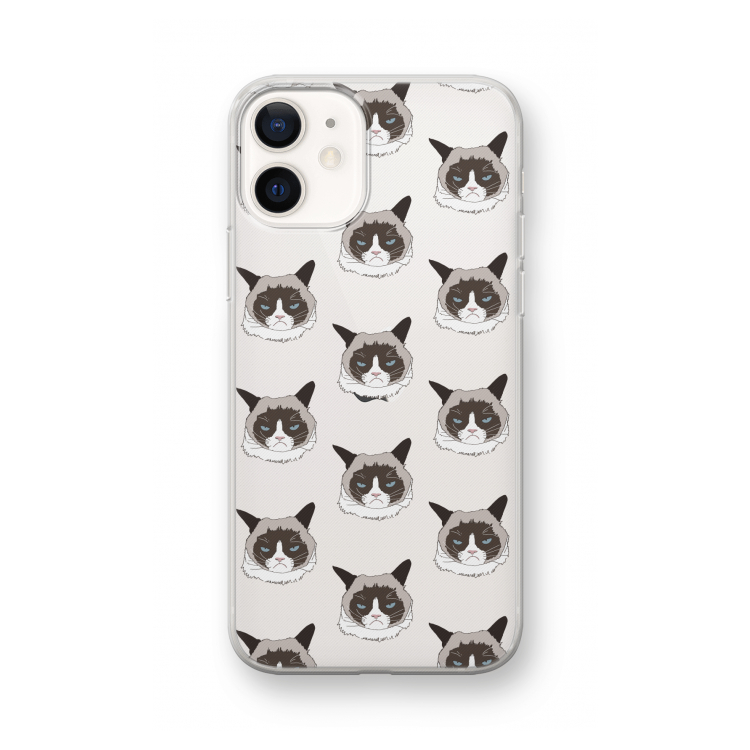 It's a Purrr Case: iPhone 12 mini Transparant Hoesje