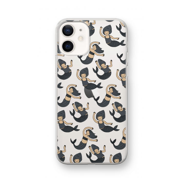 Zeemeermin: iPhone 12 mini Transparant Hoesje