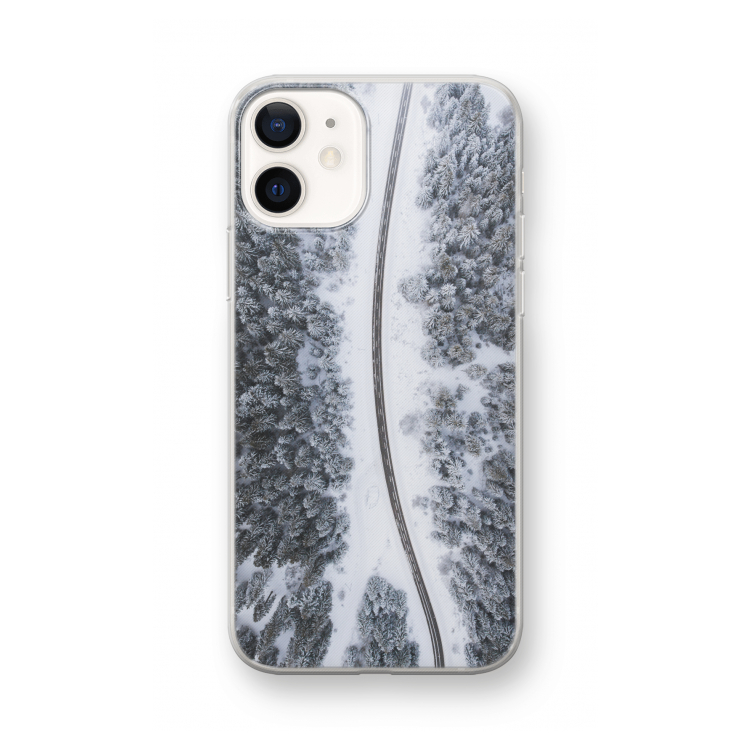 Snøfall: iPhone 12 mini Transparant Hoesje