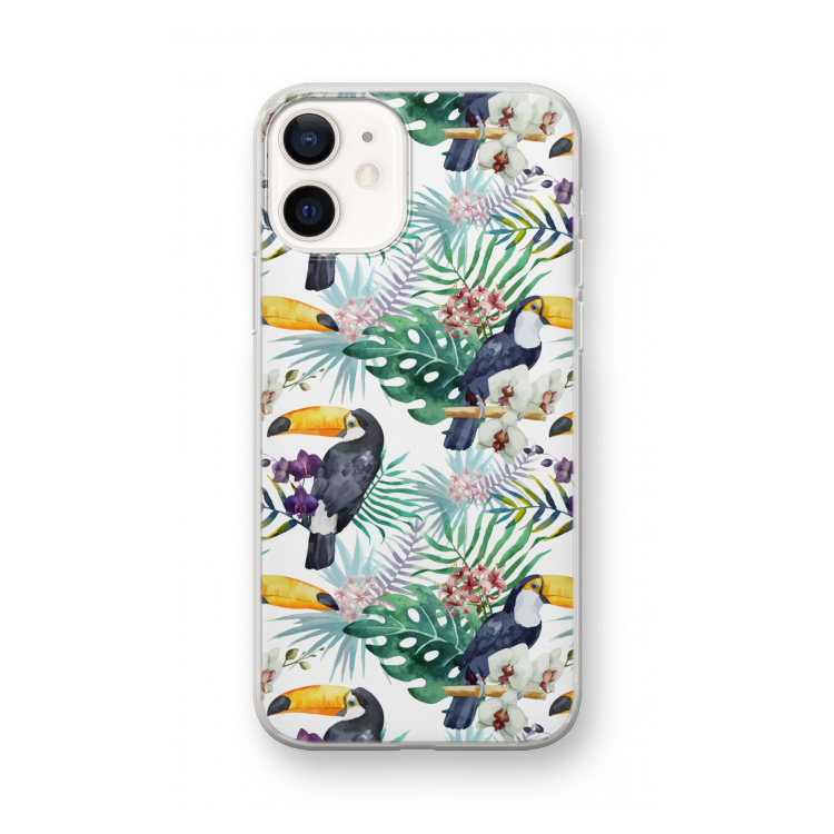 Tukans: iPhone 12 mini Transparant Hoesje