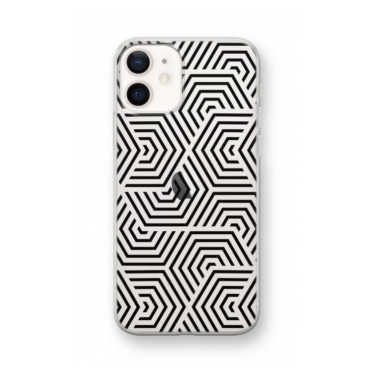 Magic pattern: iPhone 12 mini Transparant Hoesje