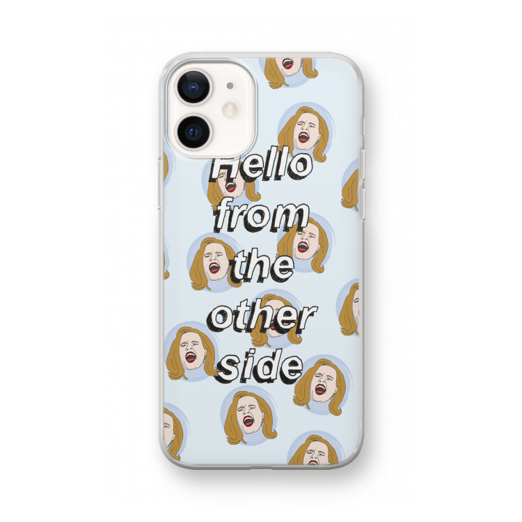 Hello: iPhone 12 mini Transparant Hoesje