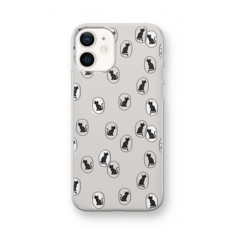 Miauw: iPhone 12 mini Transparant Hoesje