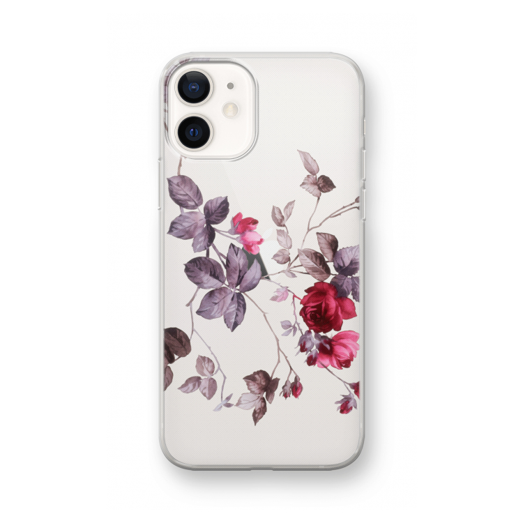 Mooie bloemen: iPhone 12 mini Transparant Hoesje
