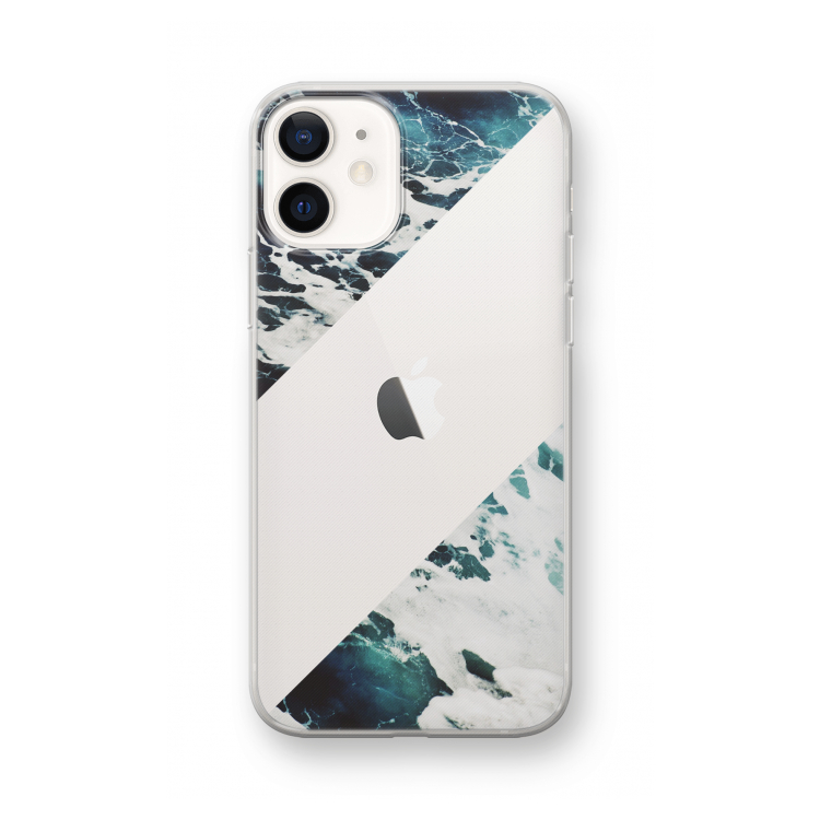 Golven: iPhone 12 mini Transparant Hoesje