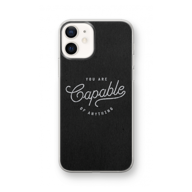 Capable: iPhone 12 mini Transparant Hoesje