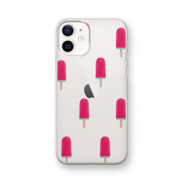 Waterijsje: iPhone 12 mini Transparant Hoesje