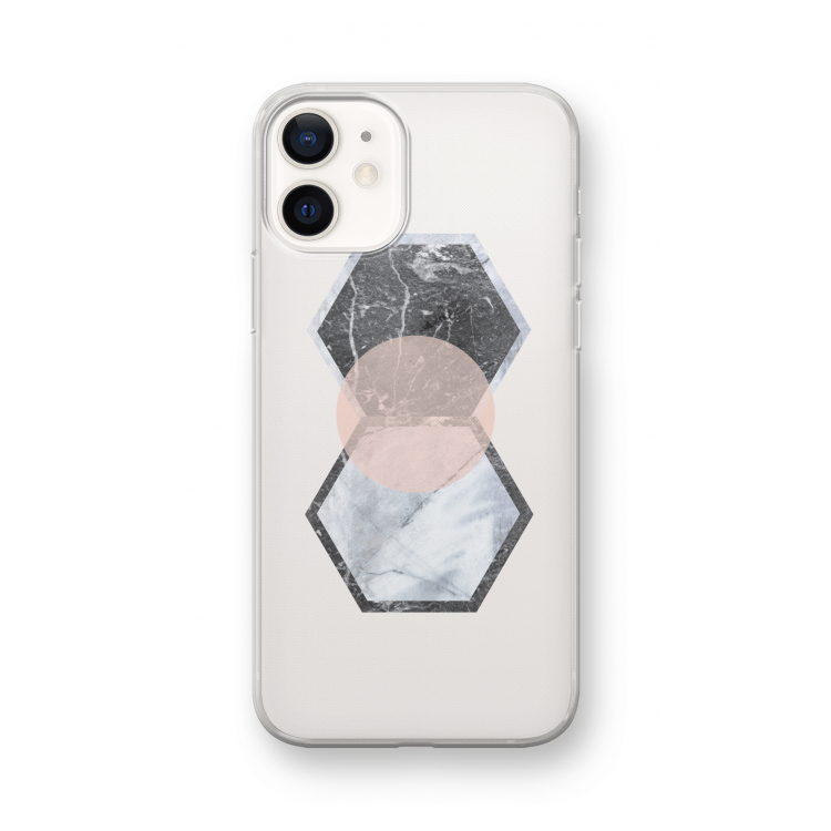 Creatieve toets: iPhone 12 mini Transparant Hoesje
