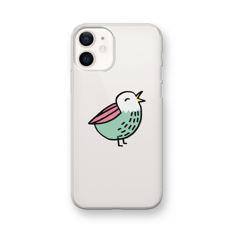 Birdy: iPhone 12 mini Transparant Hoesje