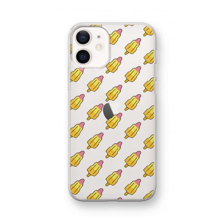 Waterijsjes: iPhone 12 mini Transparant Hoesje