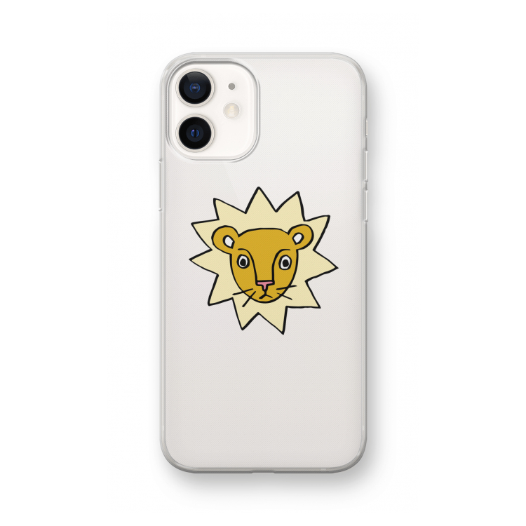 Kleine leeuw: iPhone 12 mini Transparant Hoesje