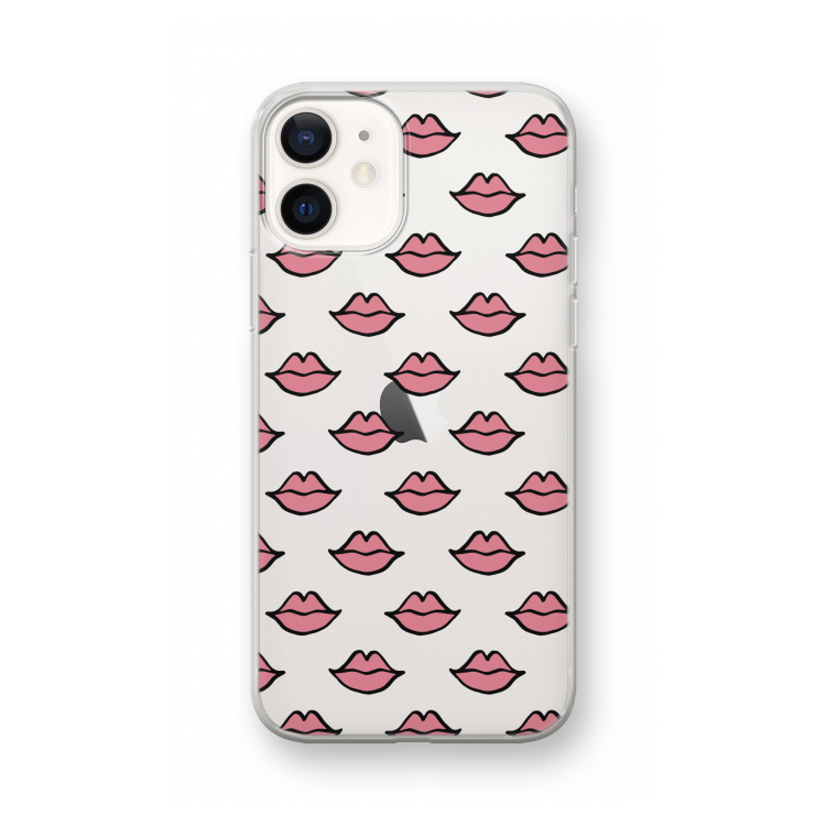 Lipjes: iPhone 12 mini Transparant Hoesje
