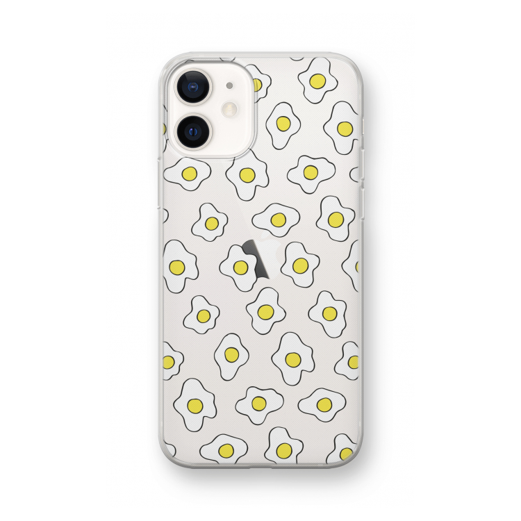 Spiegeleitjes: iPhone 12 mini Transparant Hoesje