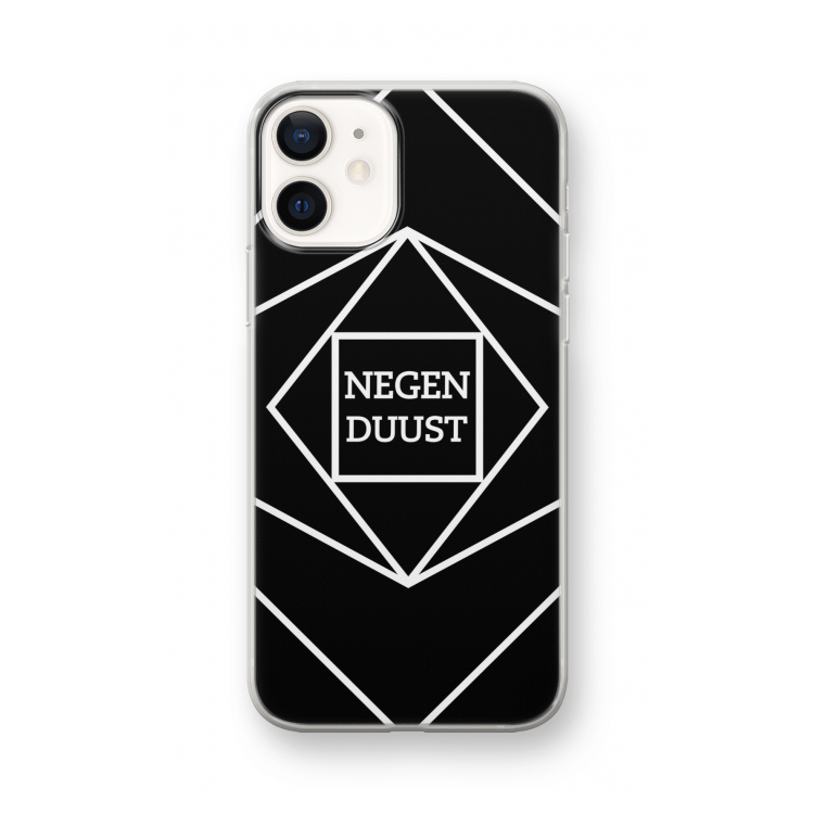 Negenduust geometrisch: iPhone 12 mini Transparant Hoesje