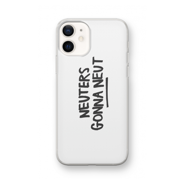 Neuters: iPhone 12 mini Transparant Hoesje