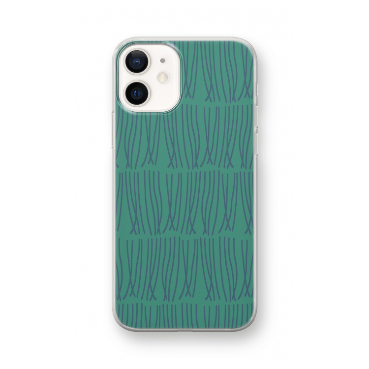 Swirls: iPhone 12 mini Transparant Hoesje
