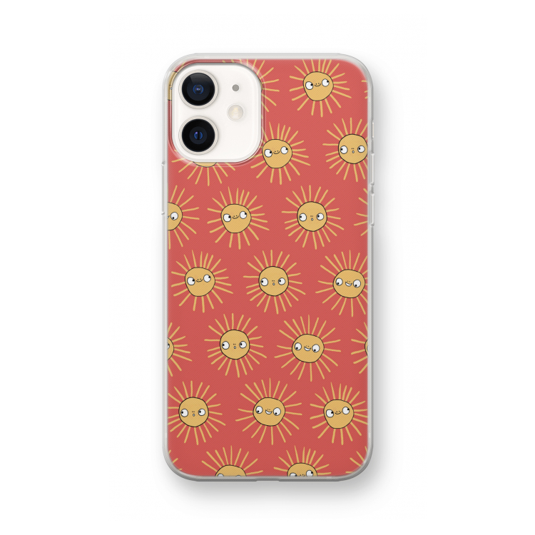 Zon: iPhone 12 mini Transparant Hoesje