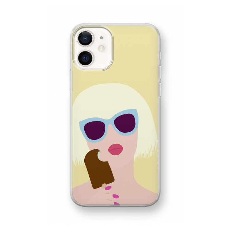 Ice cream: iPhone 12 mini Transparant Hoesje