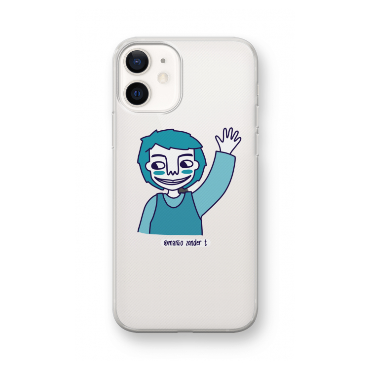 Zwaai: iPhone 12 mini Transparant Hoesje