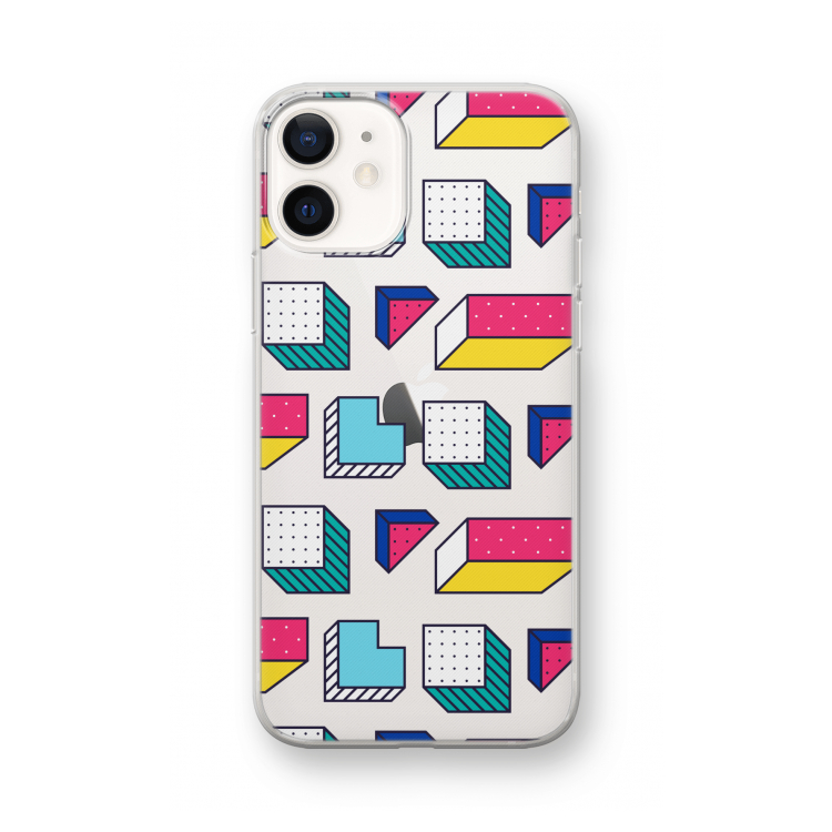 8-bit N°7: iPhone 12 mini Transparant Hoesje