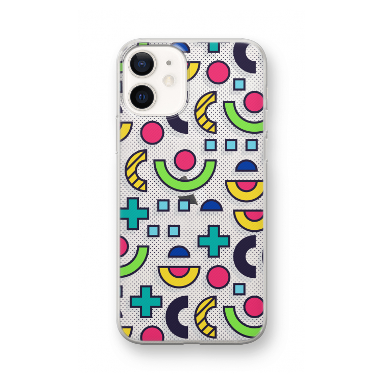 8-bit N°6: iPhone 12 mini Transparant Hoesje