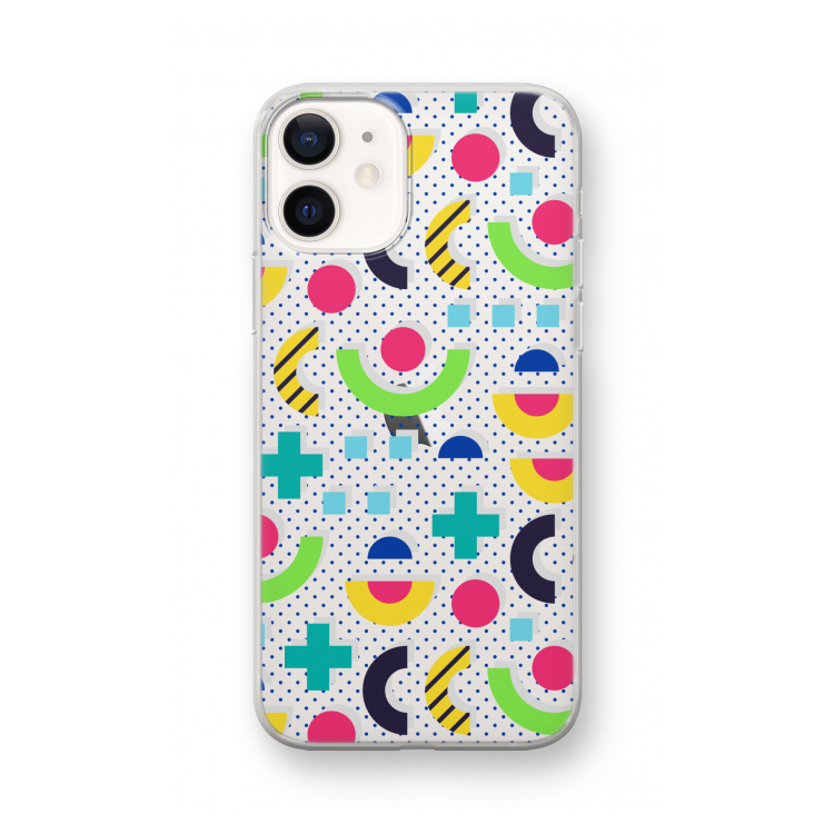 8-bit N°1: iPhone 12 mini Transparant Hoesje