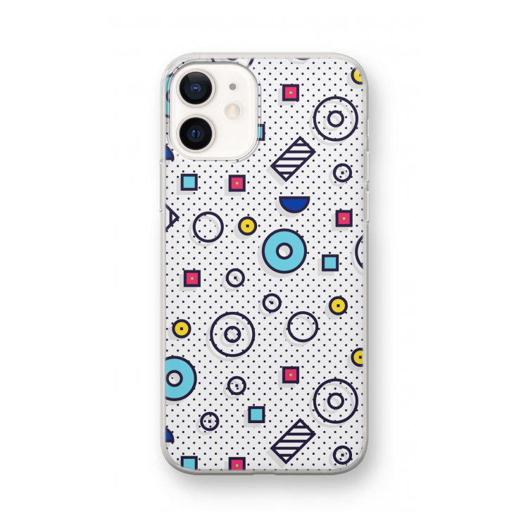 8-bit N°9: iPhone 12 mini Transparant Hoesje