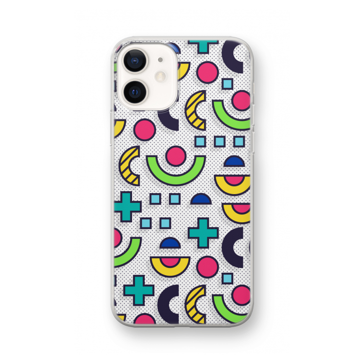 8-bit N°6: iPhone 12 mini Transparant Hoesje