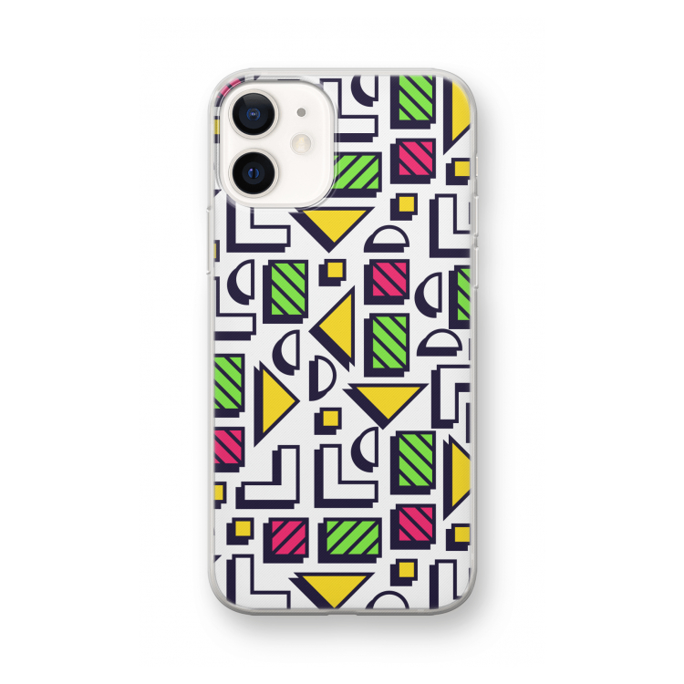 8-bit N°4: iPhone 12 mini Transparant Hoesje
