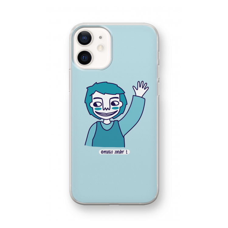 Zwaai: iPhone 12 mini Transparant Hoesje