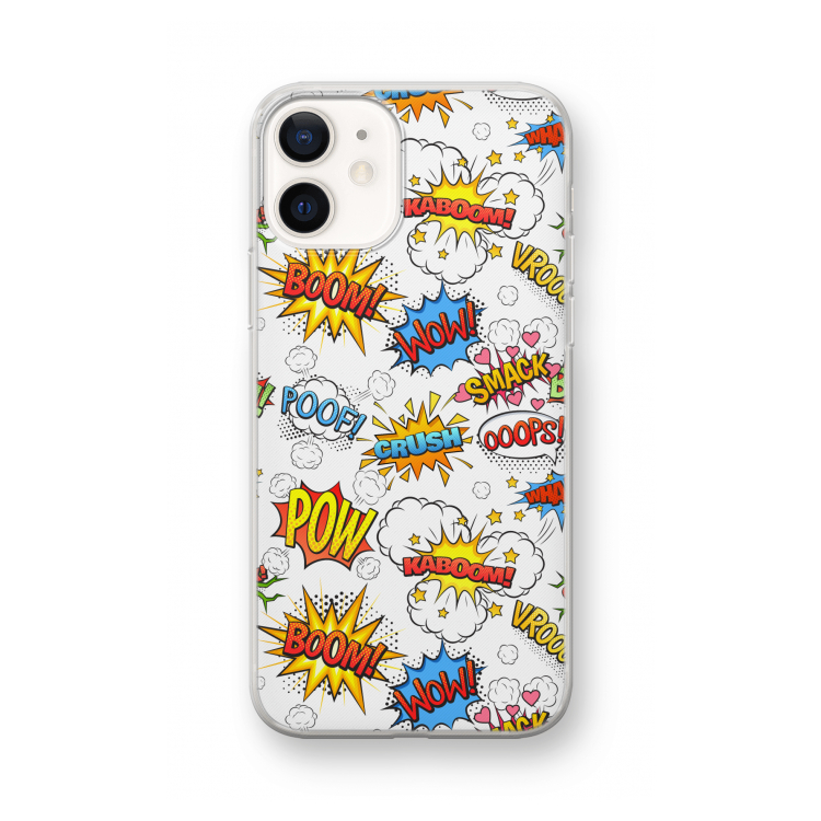 Pow Smack: iPhone 12 mini Transparant Hoesje