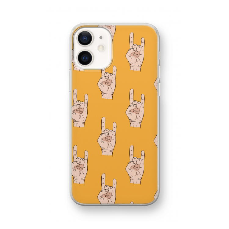 Rock: iPhone 12 mini Transparant Hoesje
