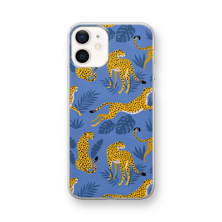 Luipaard: iPhone 12 mini Transparant Hoesje