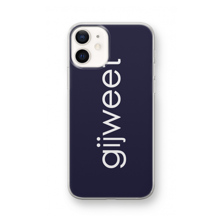 Gijweet: iPhone 12 mini Transparant Hoesje