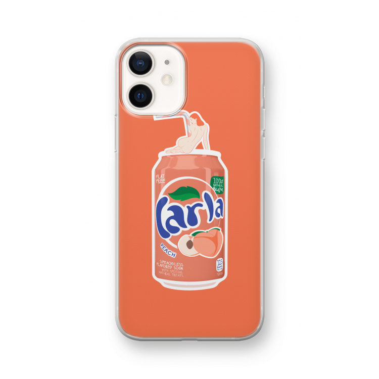 S(peach)less: iPhone 12 mini Transparant Hoesje