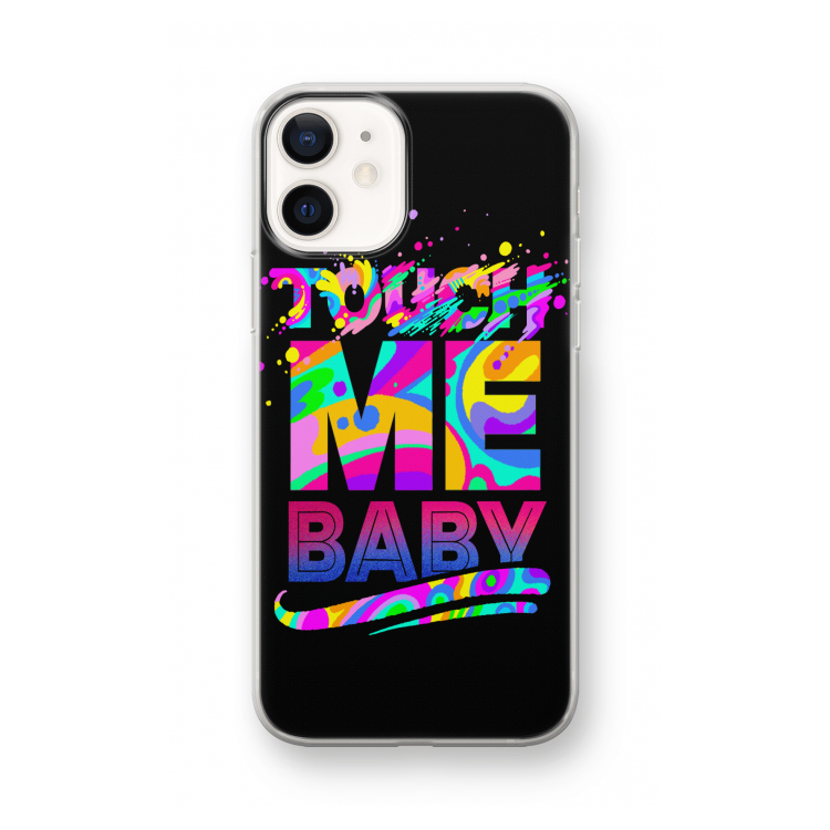 Touch Me: iPhone 12 mini Transparant Hoesje