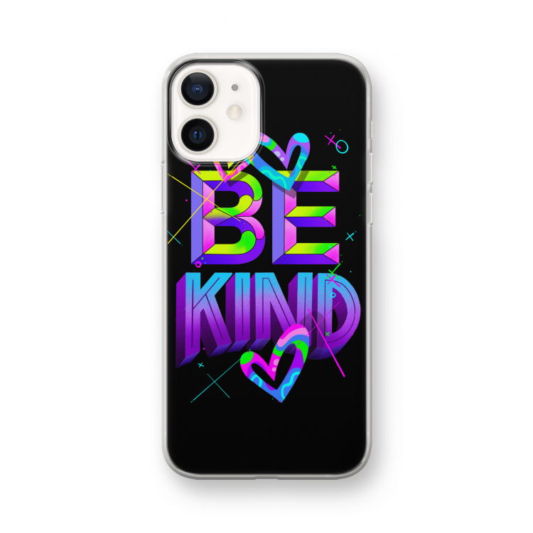 Be Kind: iPhone 12 mini Transparant Hoesje