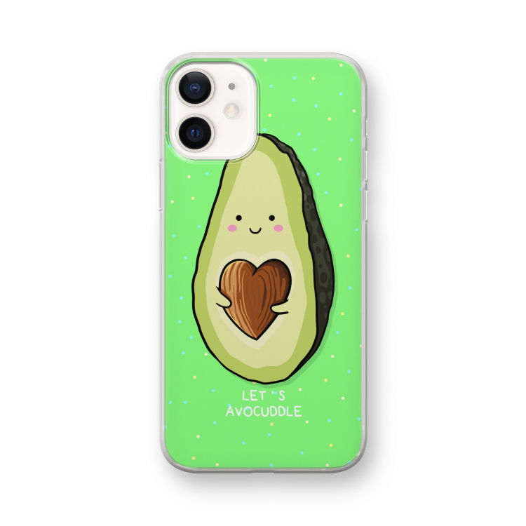 Avocuddle: iPhone 12 mini Transparant Hoesje