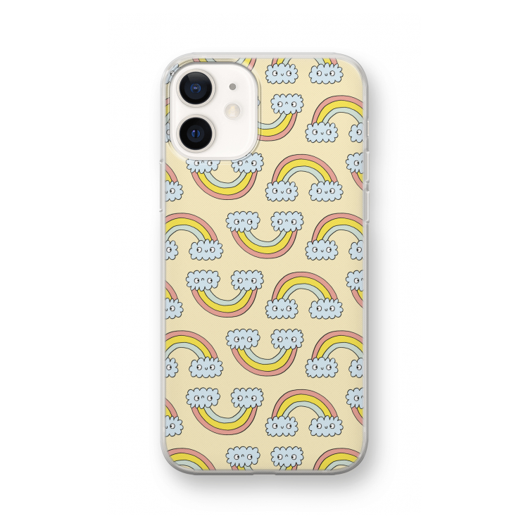 Regenboog: iPhone 12 mini Transparant Hoesje