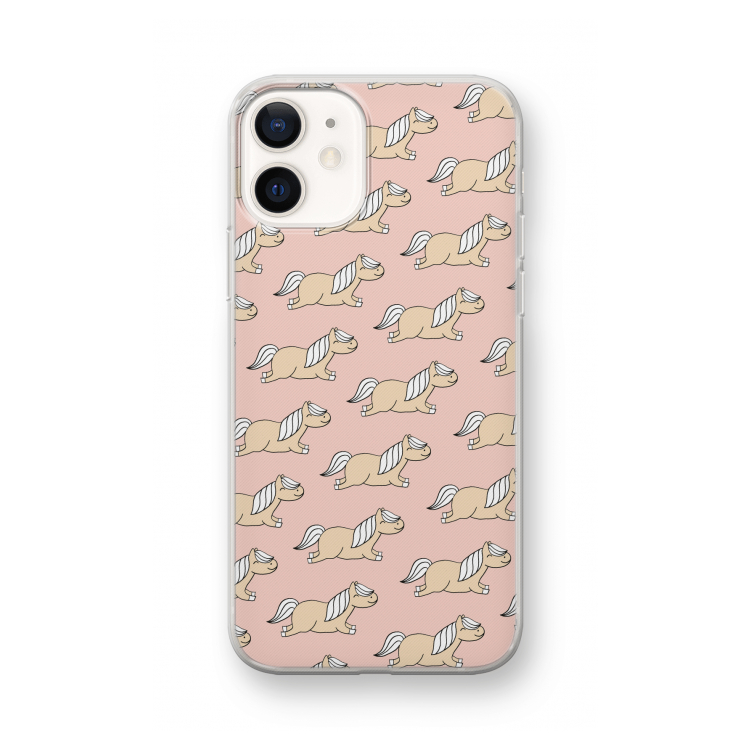 Ponys: iPhone 12 mini Transparant Hoesje