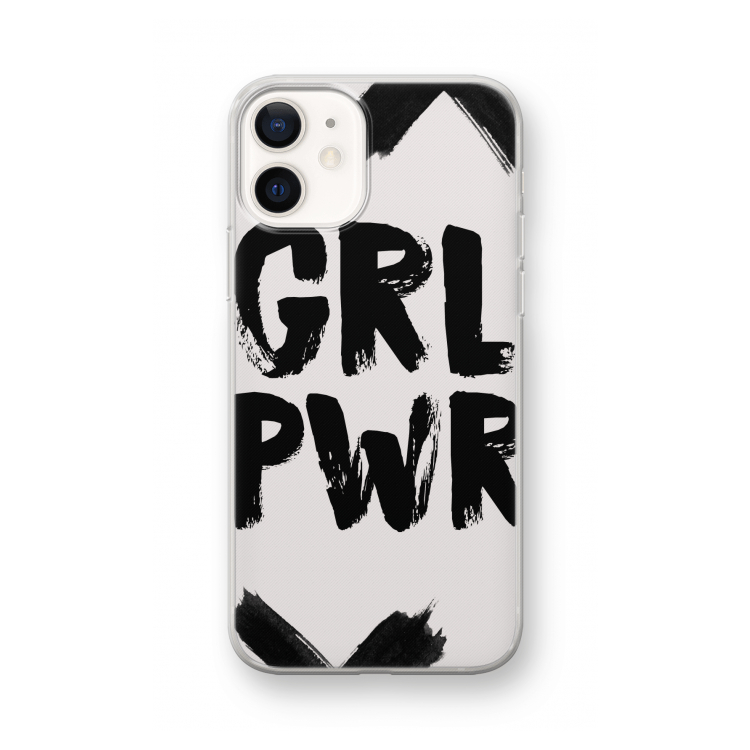 Girl Power #2: iPhone 12 mini Transparant Hoesje