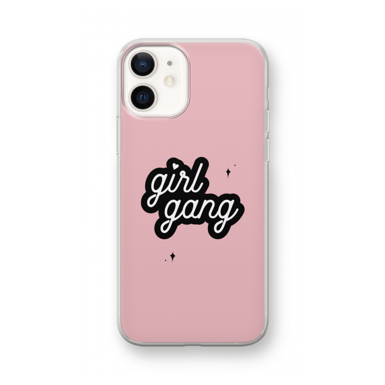 Girl Gang: iPhone 12 mini Transparant Hoesje