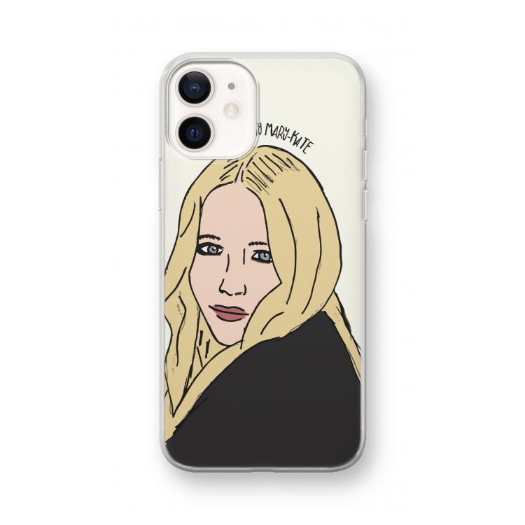 Mary Kate: iPhone 12 mini Transparant Hoesje