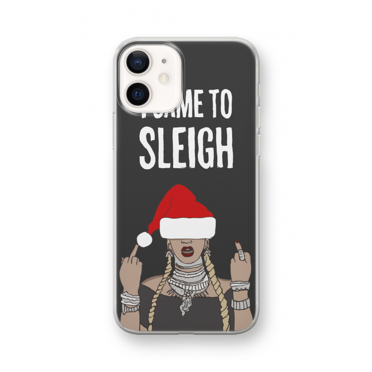 Came To Sleigh: iPhone 12 mini Transparant Hoesje