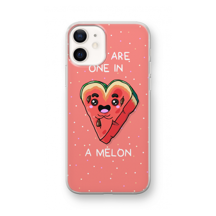 One In A Melon: iPhone 12 mini Transparant Hoesje