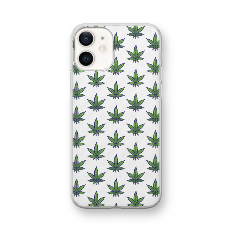 Weed: iPhone 12 mini Transparant Hoesje