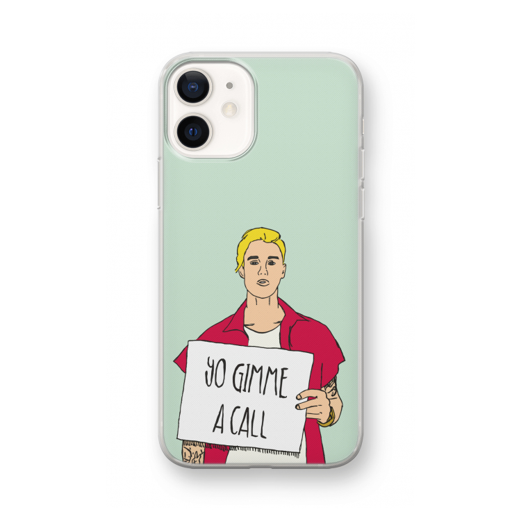 Gimme a call: iPhone 12 mini Transparant Hoesje
