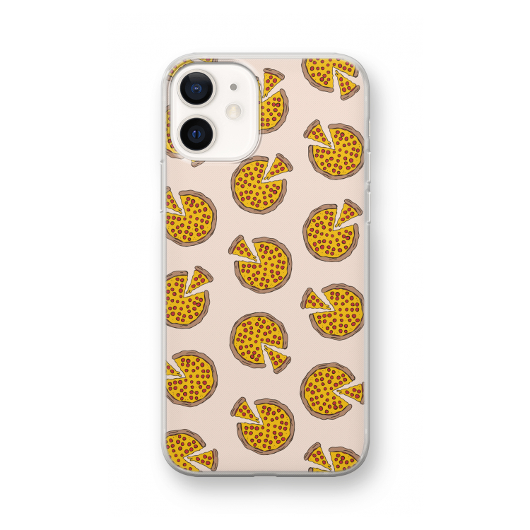 You Had Me At Pizza: iPhone 12 mini Transparant Hoesje