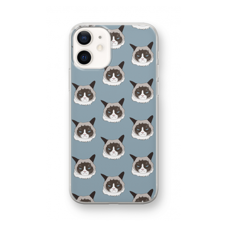 It's a Purrr Case: iPhone 12 mini Transparant Hoesje