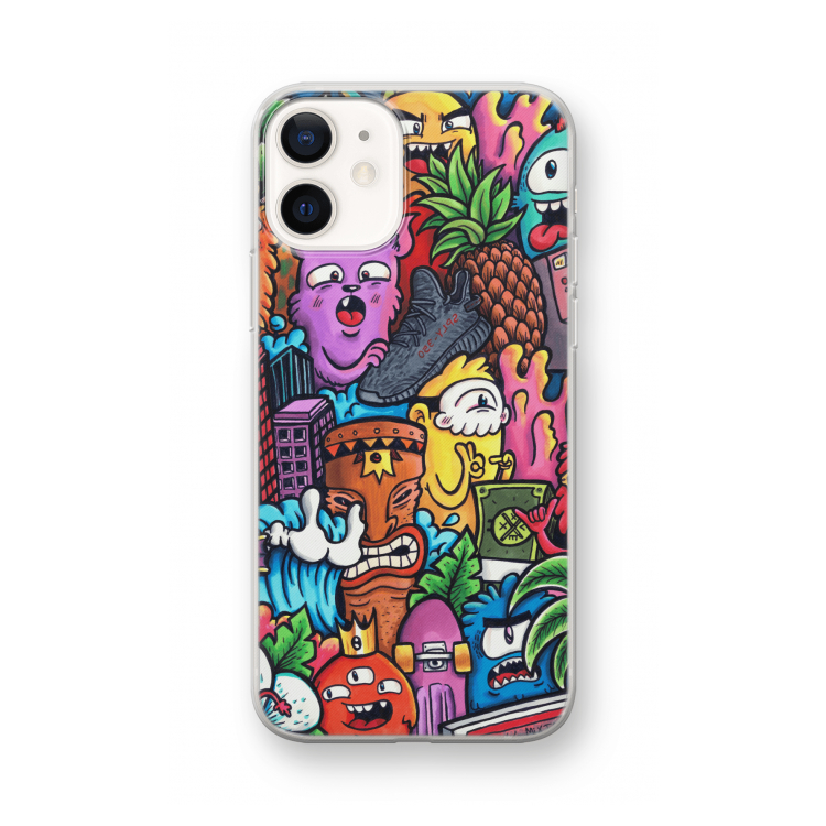 Vexx Mixtape: iPhone 12 mini Transparant Hoesje